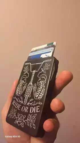 credit card magic wallet Slim 3D print model credit card magic wallet Slim 3D print model