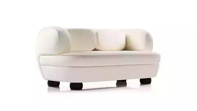 Pierre Augustin Rose  The Sofa Vendome 160 3D model