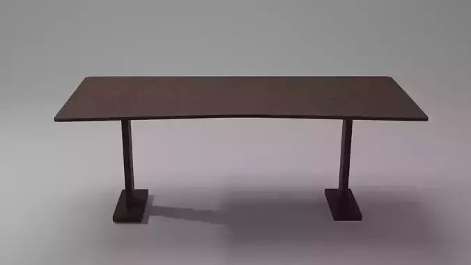 Realistic PC Computer Table 3D Model 3D model