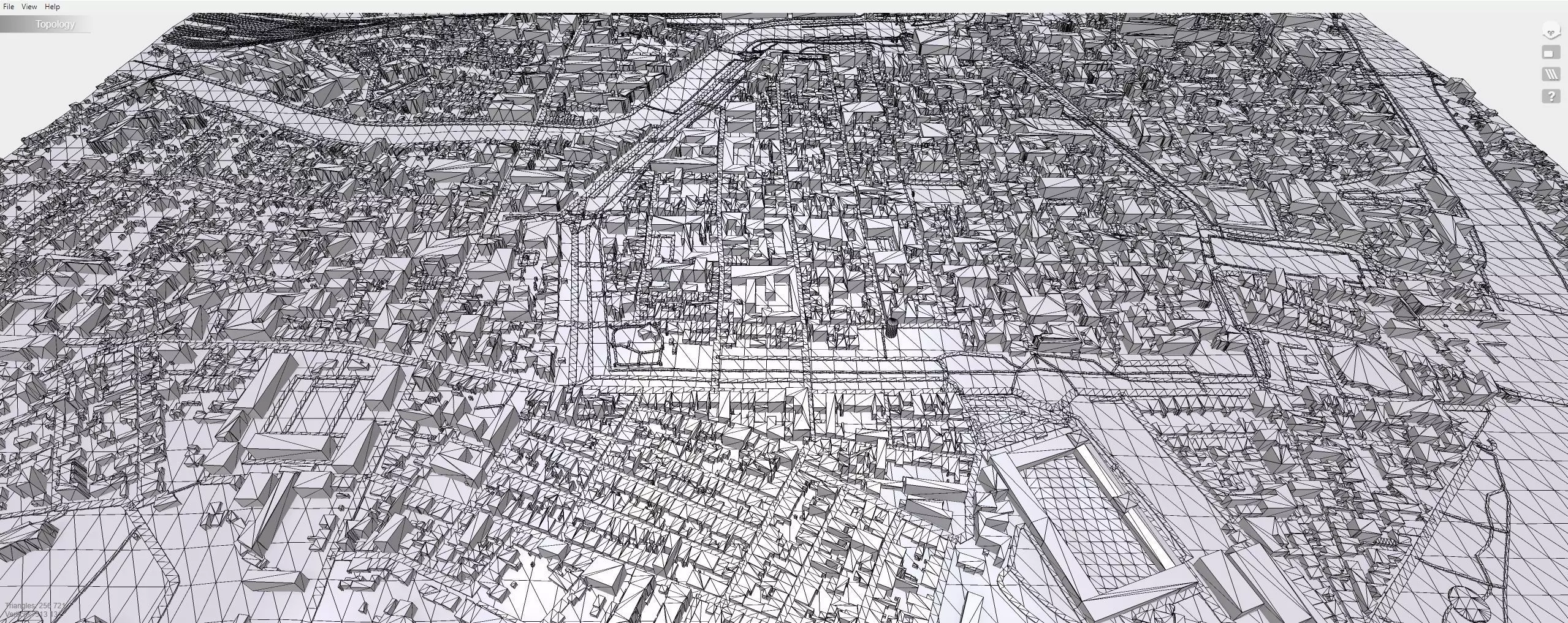 Cityscape Carcassonne France 3D model_12