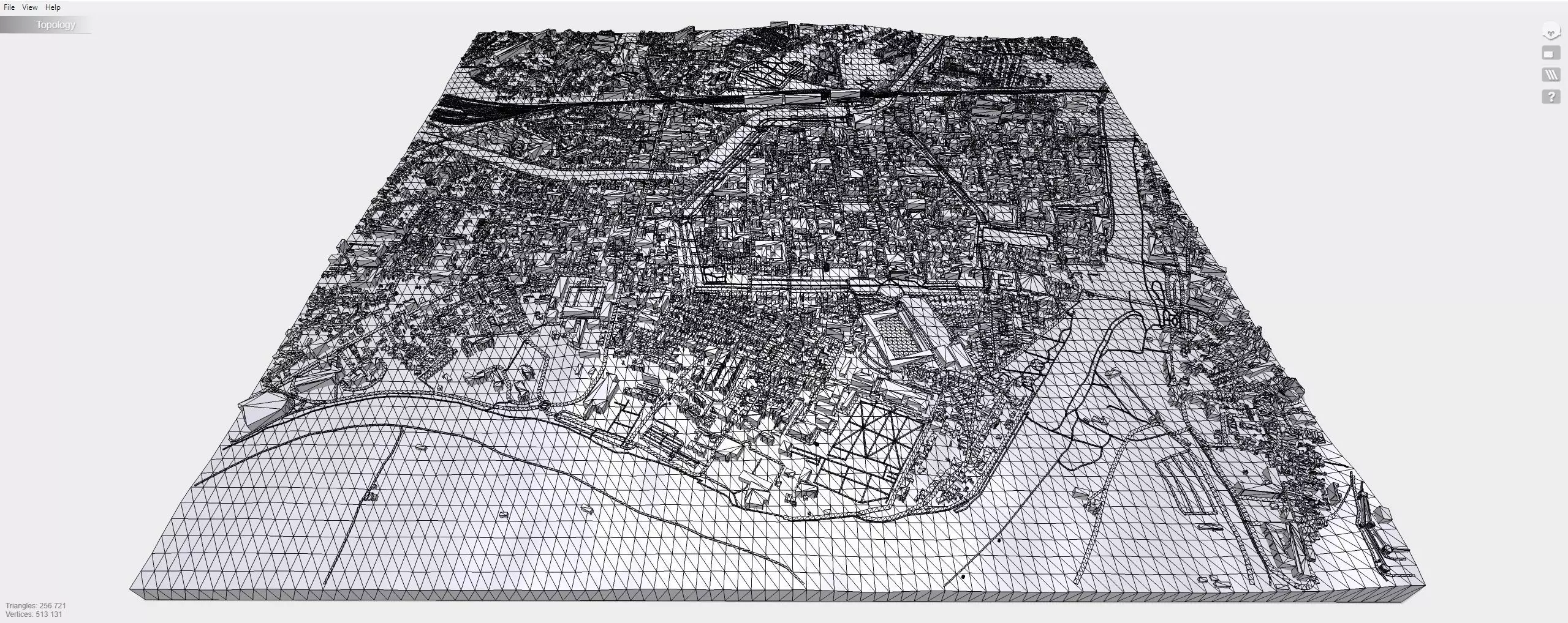 Cityscape Carcassonne France 3D model_14