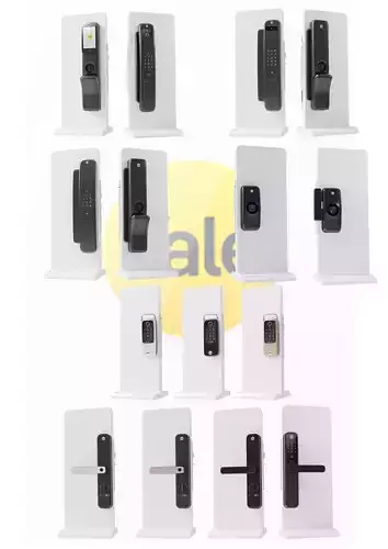 Digital Door Lock model Code Luna Pro Non Camera Smart Lock Low-poly 3D model