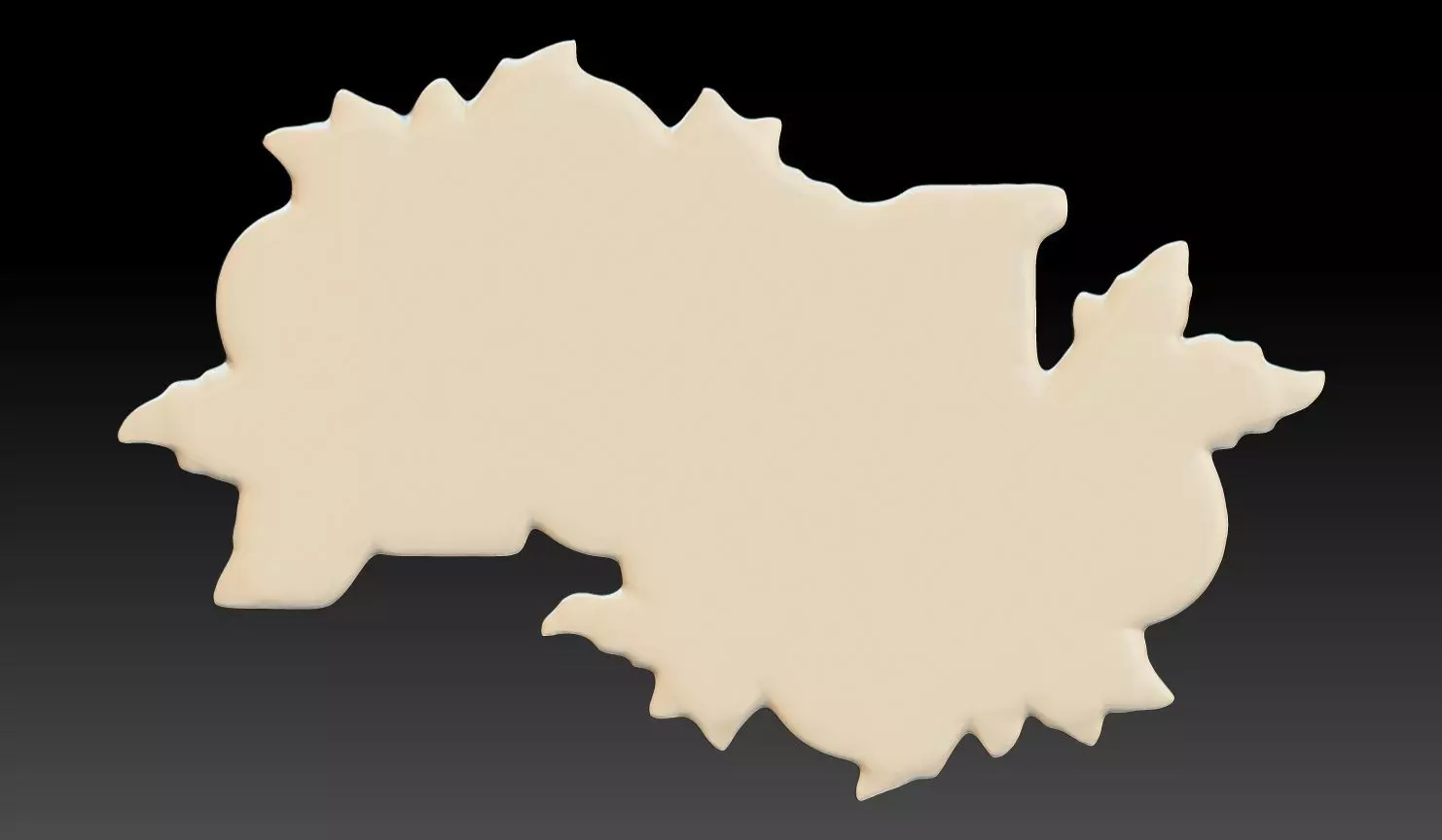 Bas-relief Jack - 250729 3D print model_7