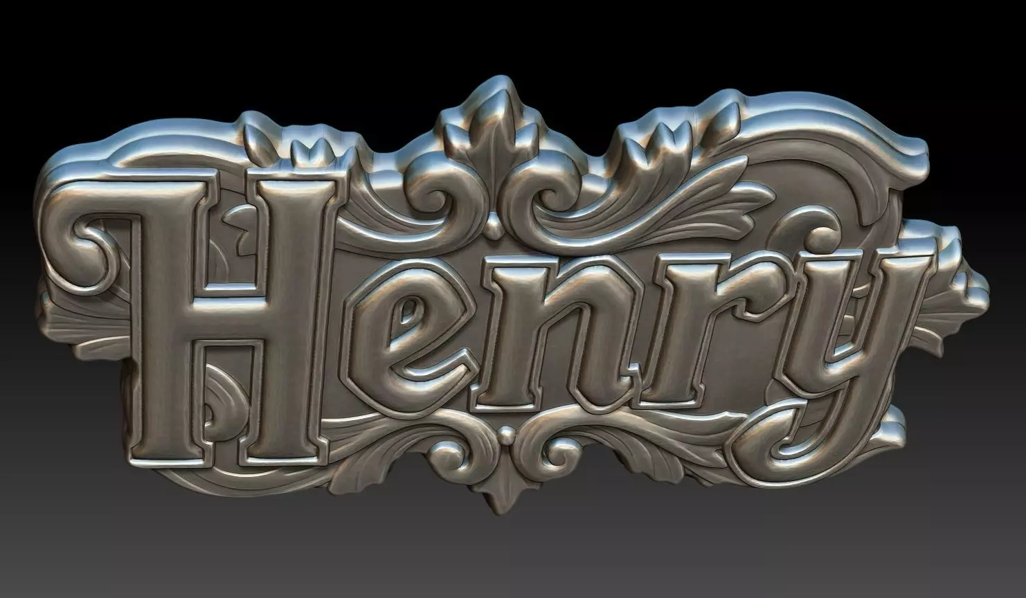 Bas-relief Henry - 250729 3D print model_5