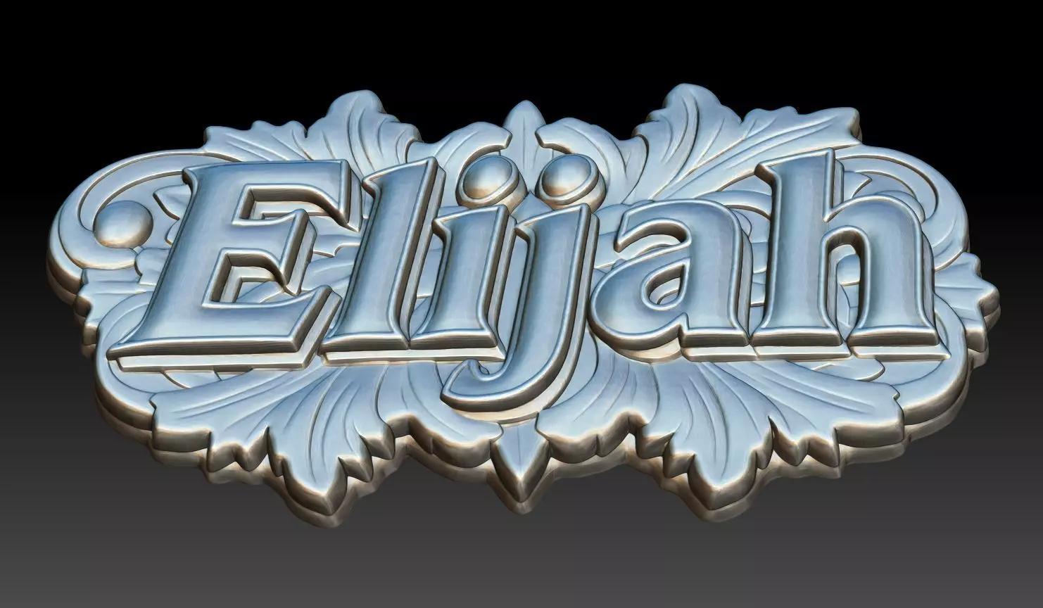 Bas-relief Elijah - 250729 3D print model_8