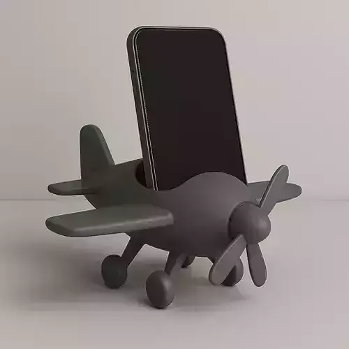 Airplane-Themed Mobile Stand 3D print model
