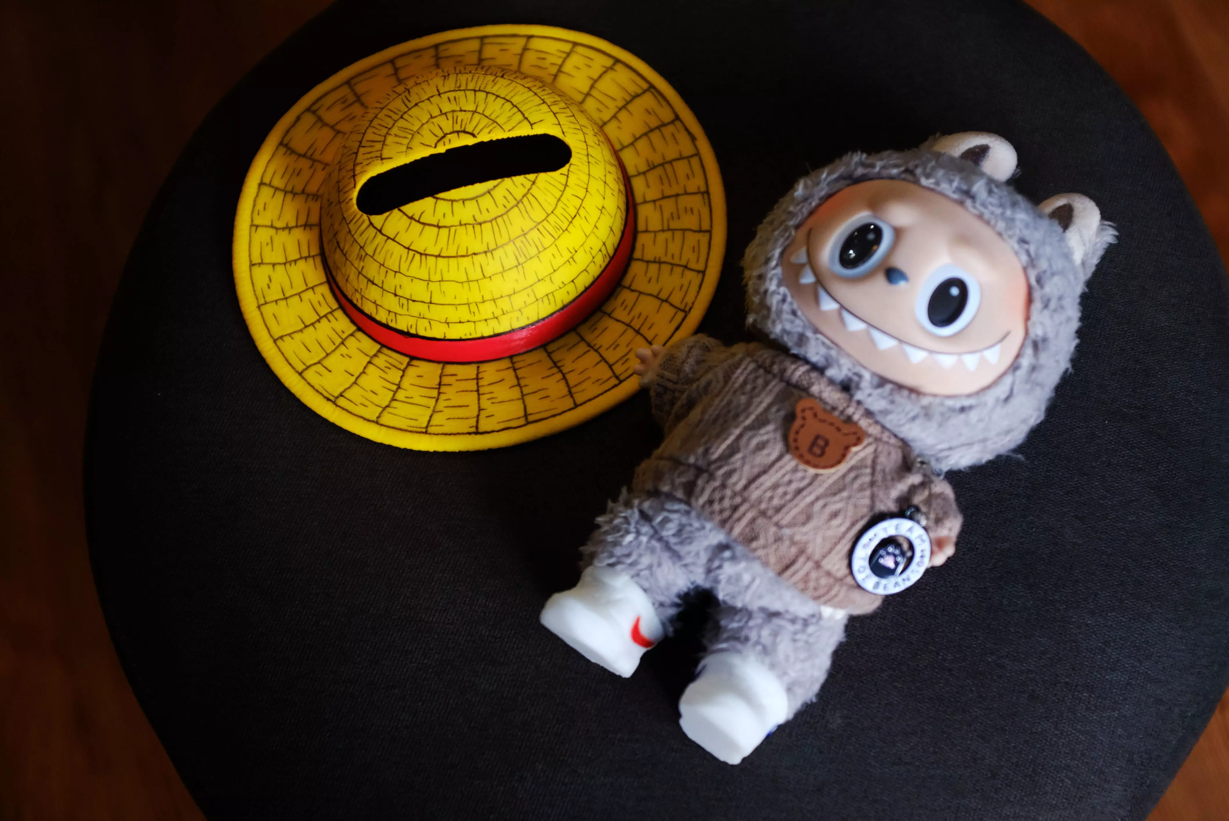 Labubu Accessories - Luffy Hat - costume for Halloween 3D print model_4