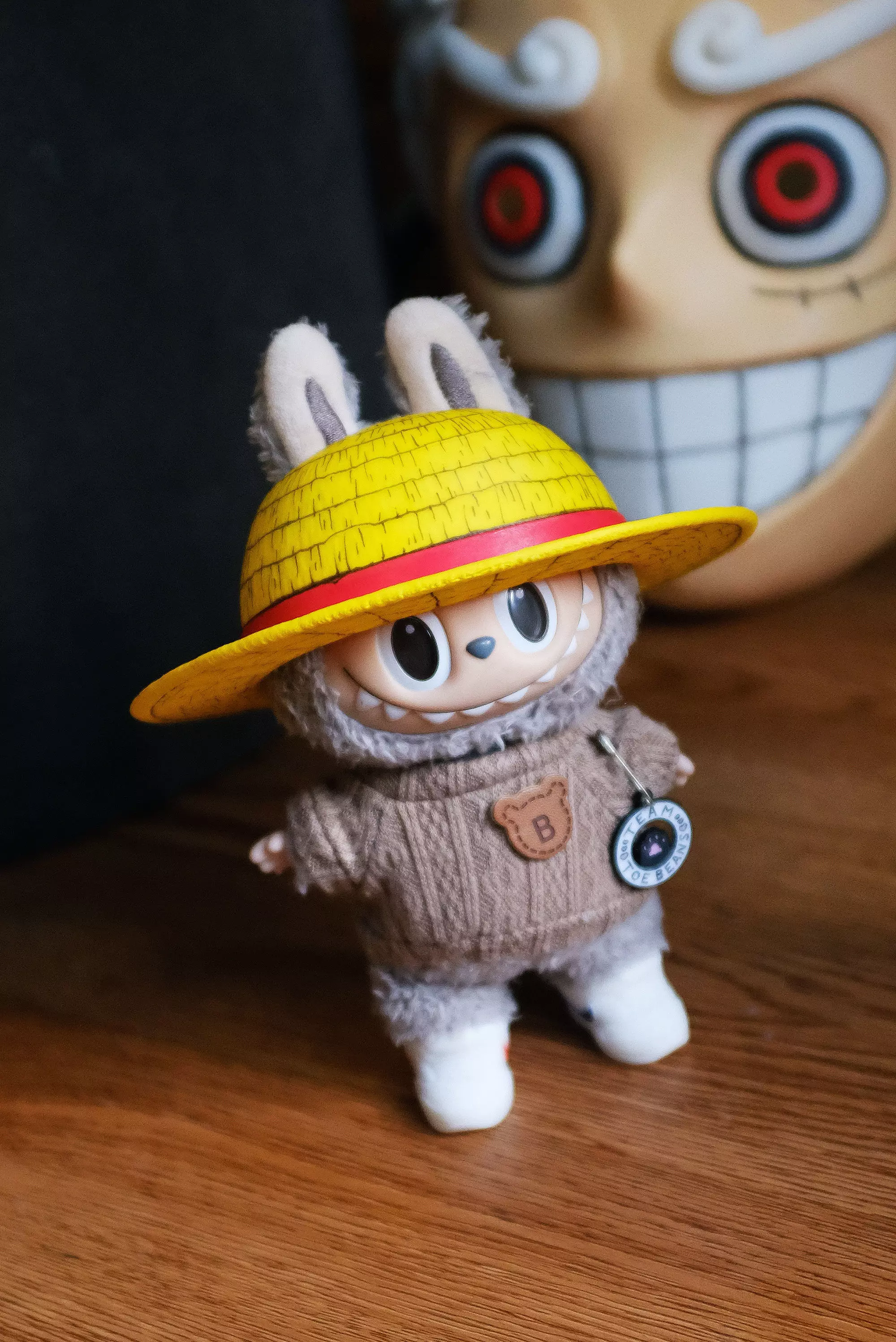 Labubu Accessories - Luffy Hat - costume for Halloween 3D print model_1