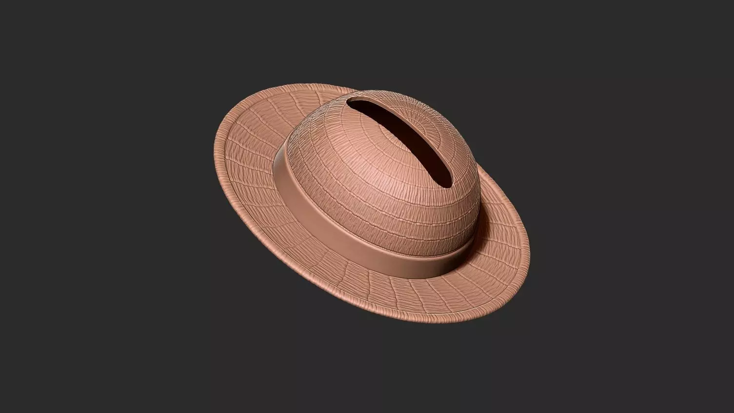 Labubu Accessories - Luffy Hat - costume for Halloween 3D print model_6