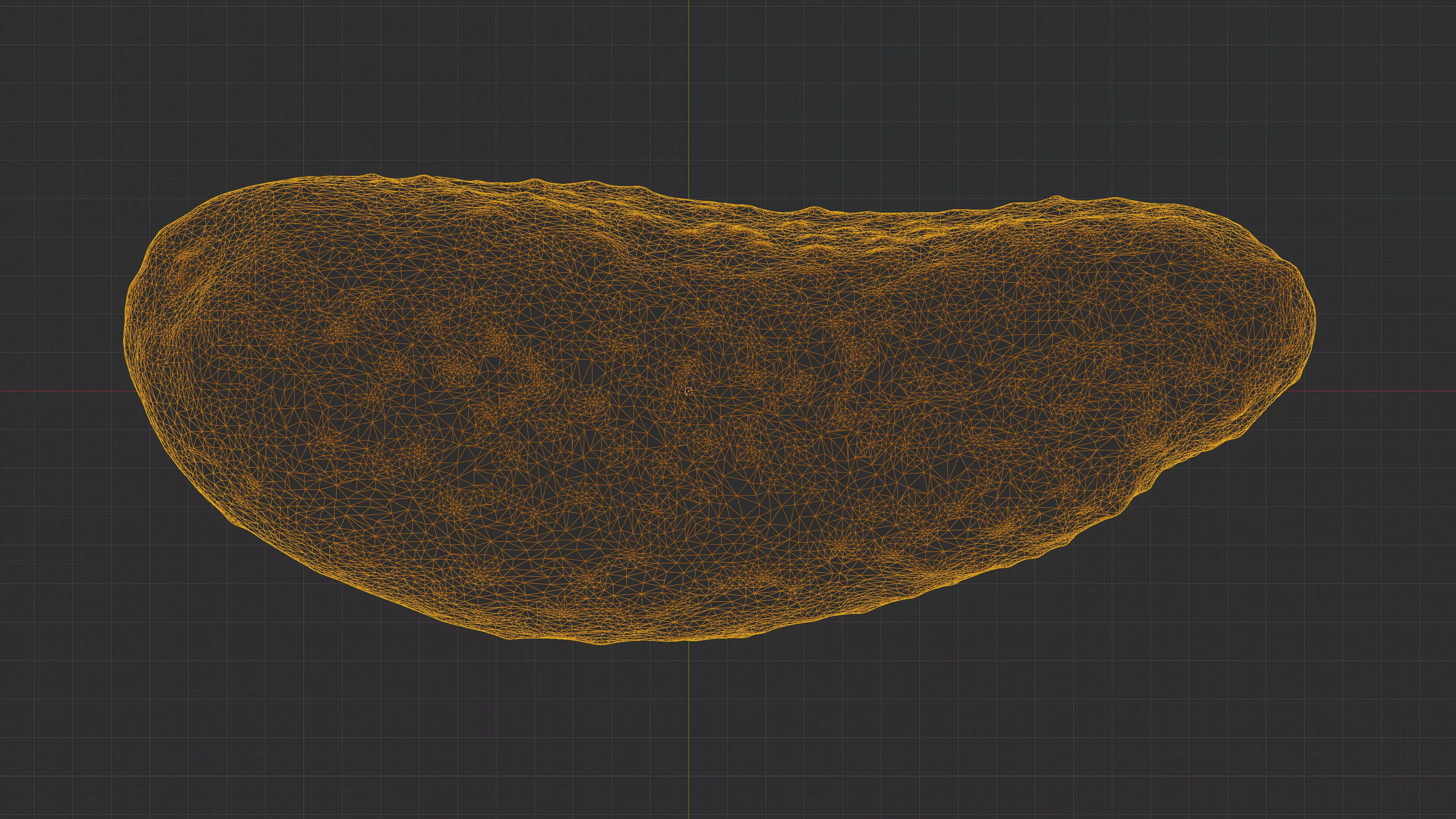 Photorealistic 3D scan of cucumber - Fresh Whole Vegetable Low-poly 3D model_31