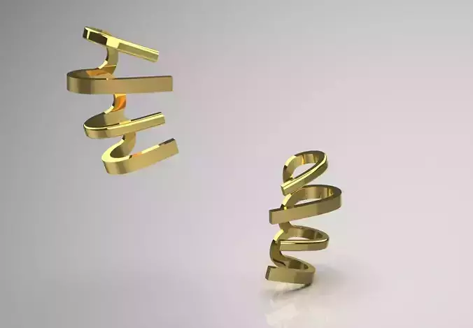 gold earr cuff ge0048 