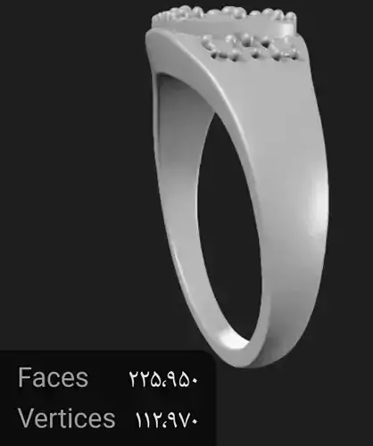 Golden ring 3D print model