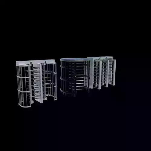 Turnstile gate 3D model
