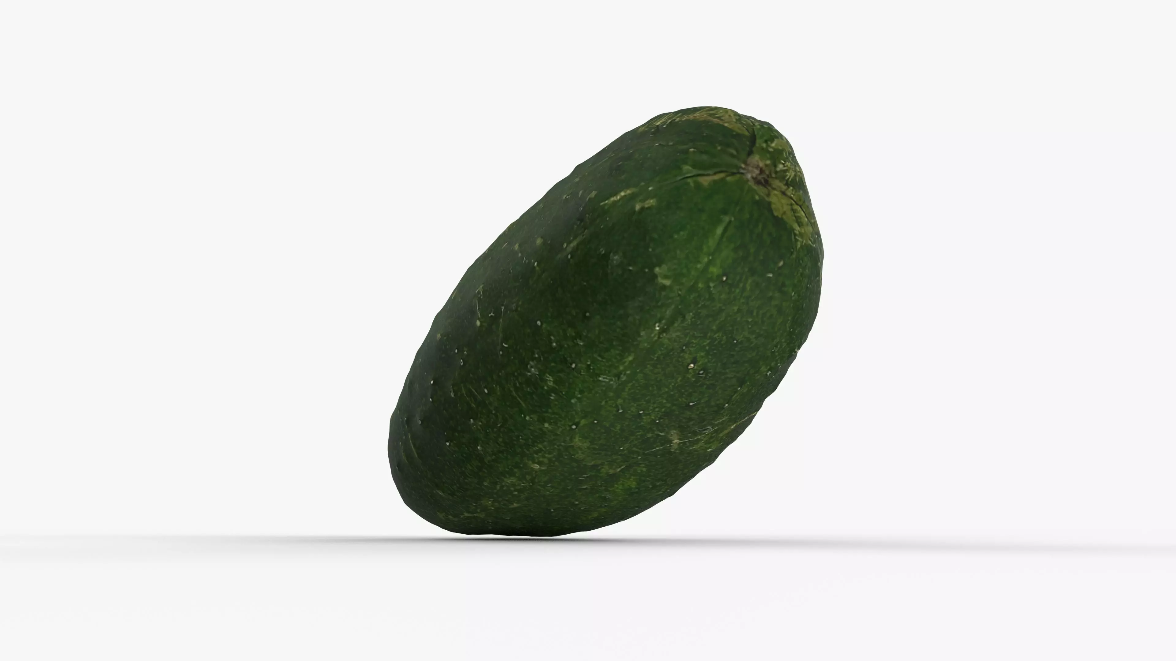 Photorealistic 3D scan of cucumber - Fresh Whole Vegetable Low-poly 3D model_5