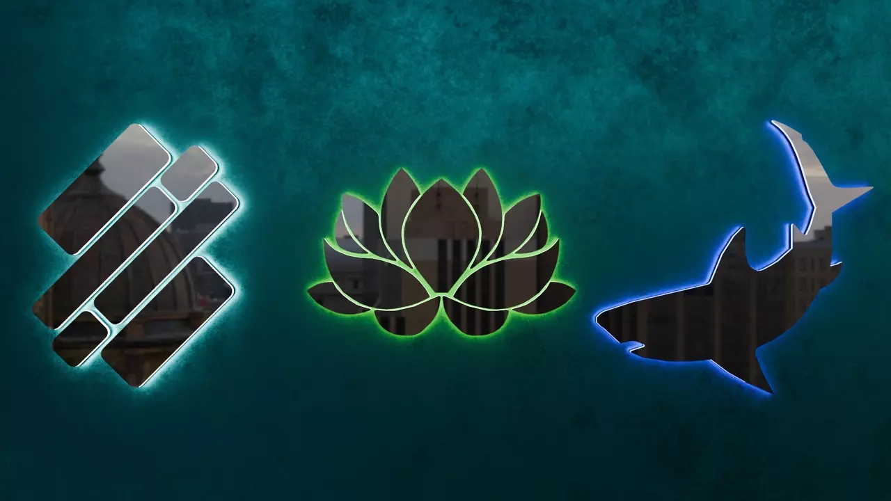 Modern Decorative Mirror Set 3D model_1