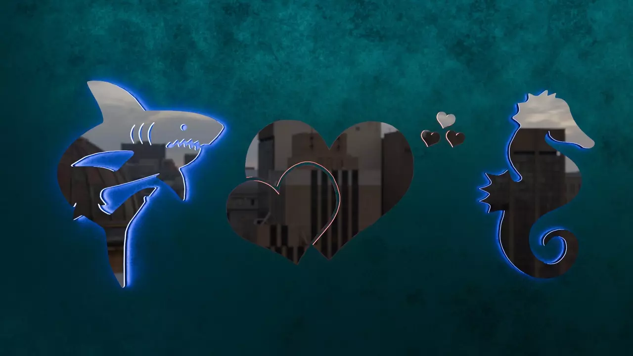 Modern Decorative Mirror Set 3D model_0