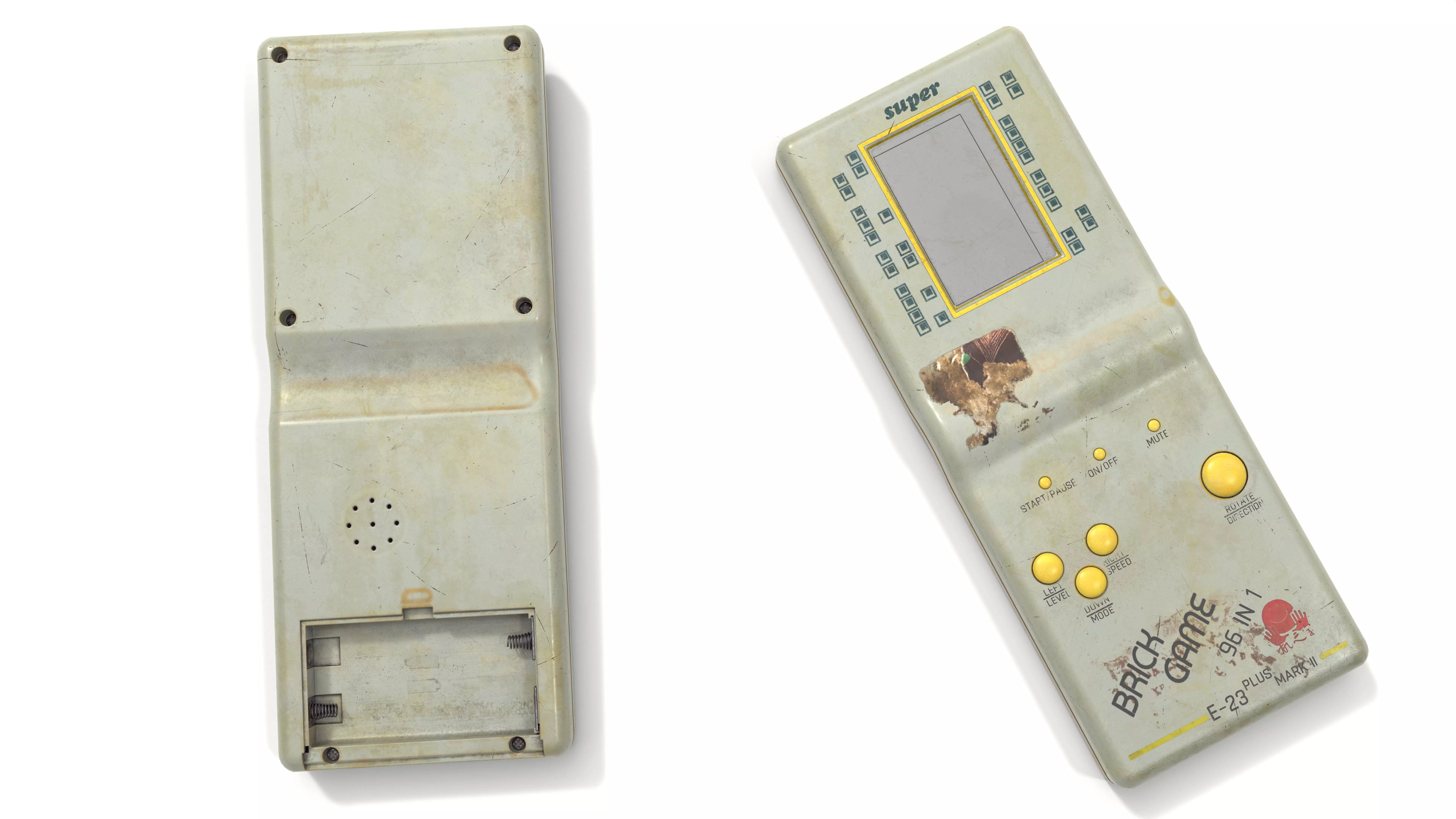 Game Boy Real-Time Asset Low-poly 3D model