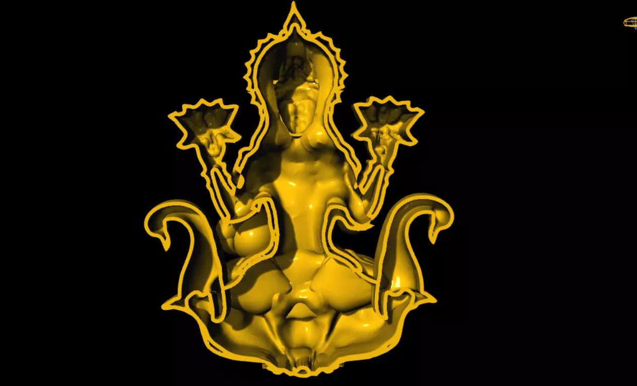 Laxmi 3D Model 3D print model_6