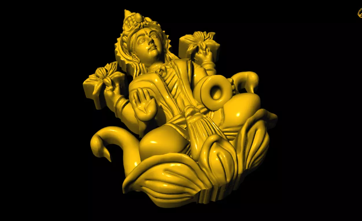 Laxmi 3D Model 3D print model_5