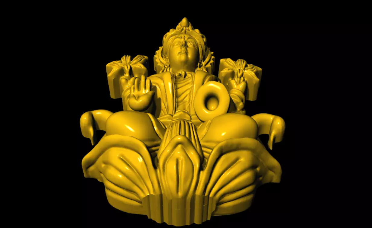 Laxmi 3D Model 3D print model_7