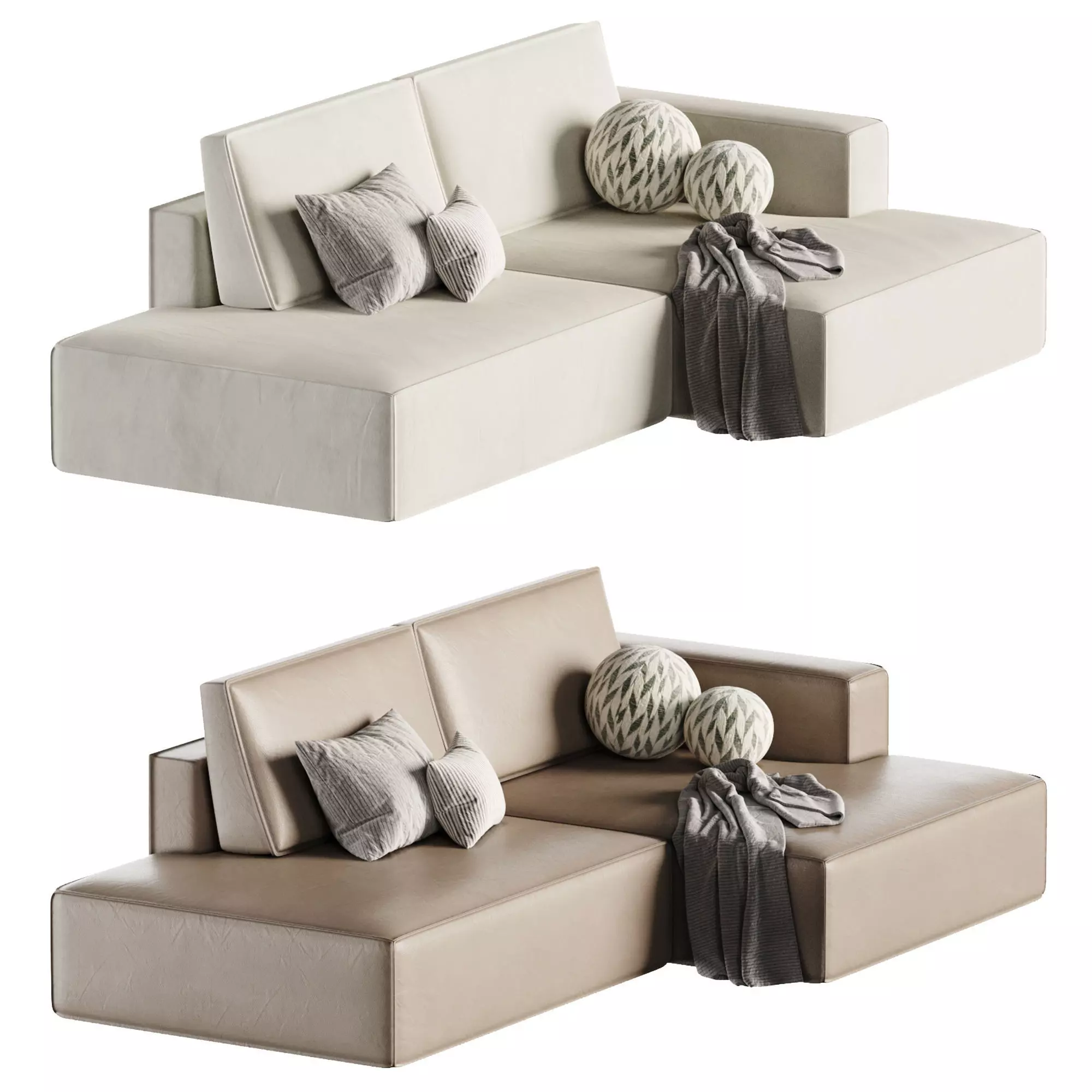 Modular sofa Eten 7 3D model_3