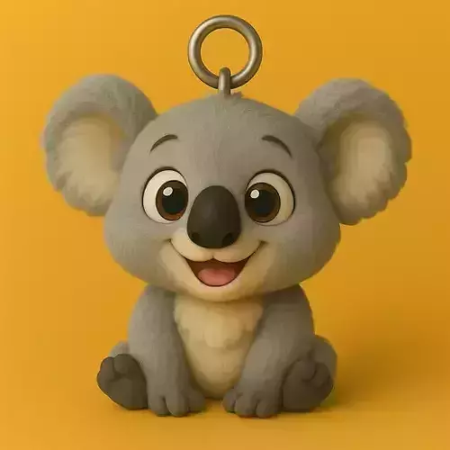 Koala Keychain Figurine