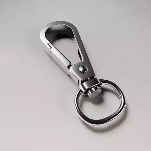 Swivel Snap Hook I 3D Model I Low and High Poly I Game Ready