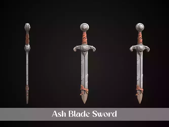 Stylized Rohan Sword - Ash Blade