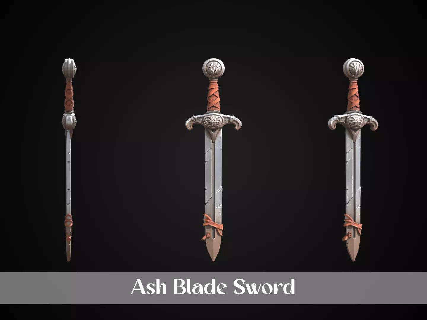 Stylized Rohan Sword - Ash Blade 3D print model