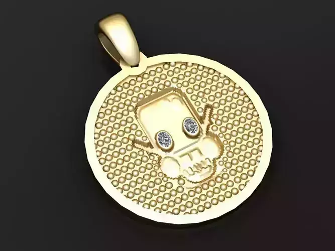 robot pendant 3D printable model 3D print model