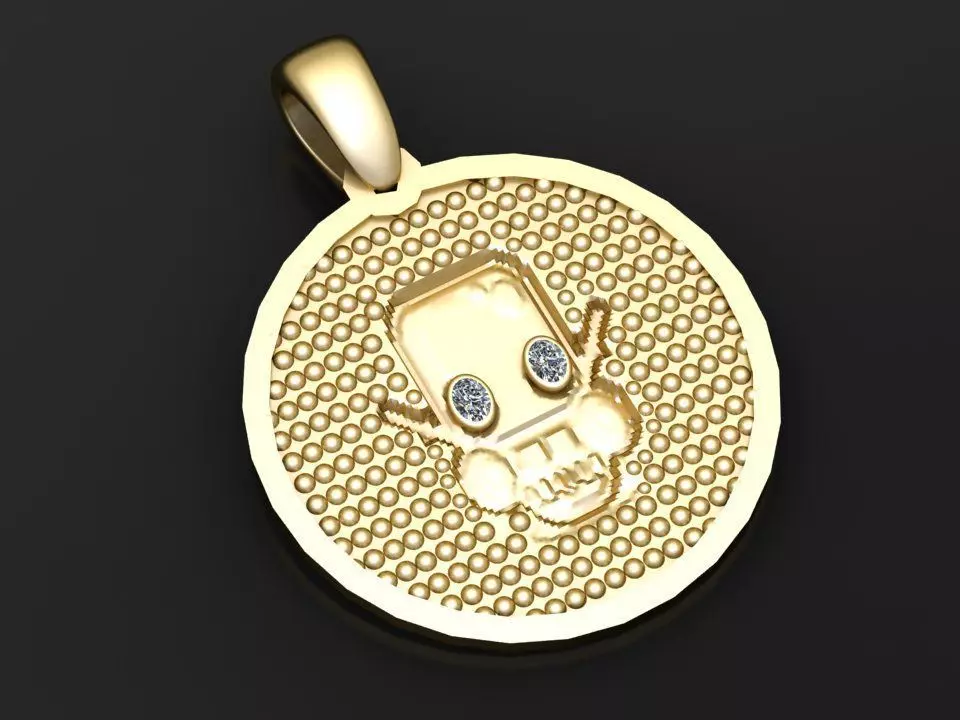 robot pendant 3D printable model 3D print model_0