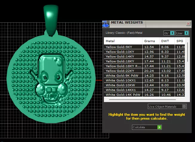 robot pendant 3D printable model 3D print model_6