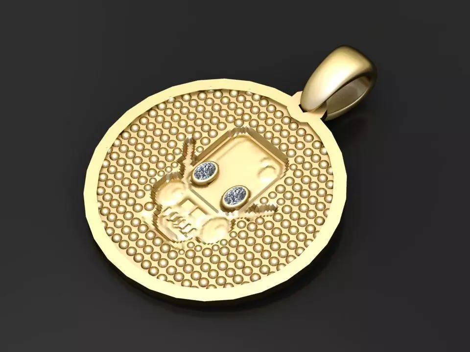 robot pendant 3D printable model 3D print model_1