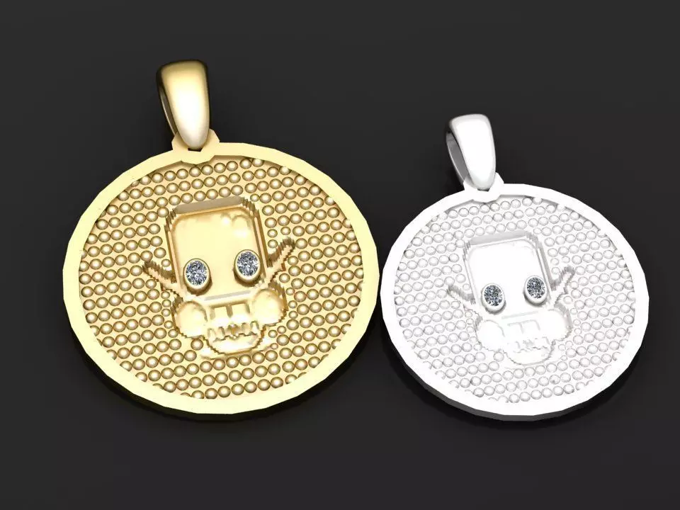 robot pendant 3D printable model 3D print model_2