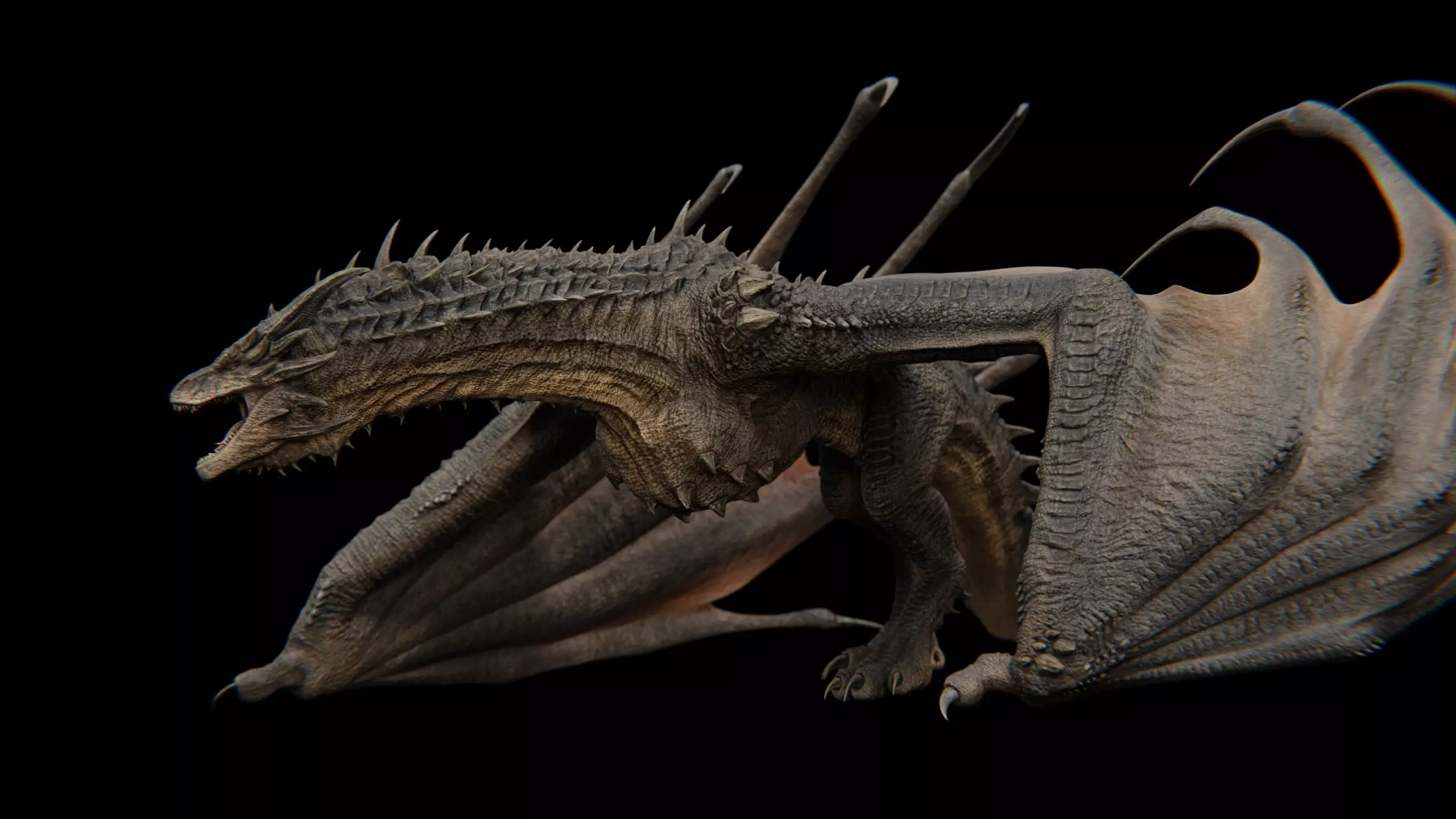 High-Quality 3D Dragons 3D Model Collection_26