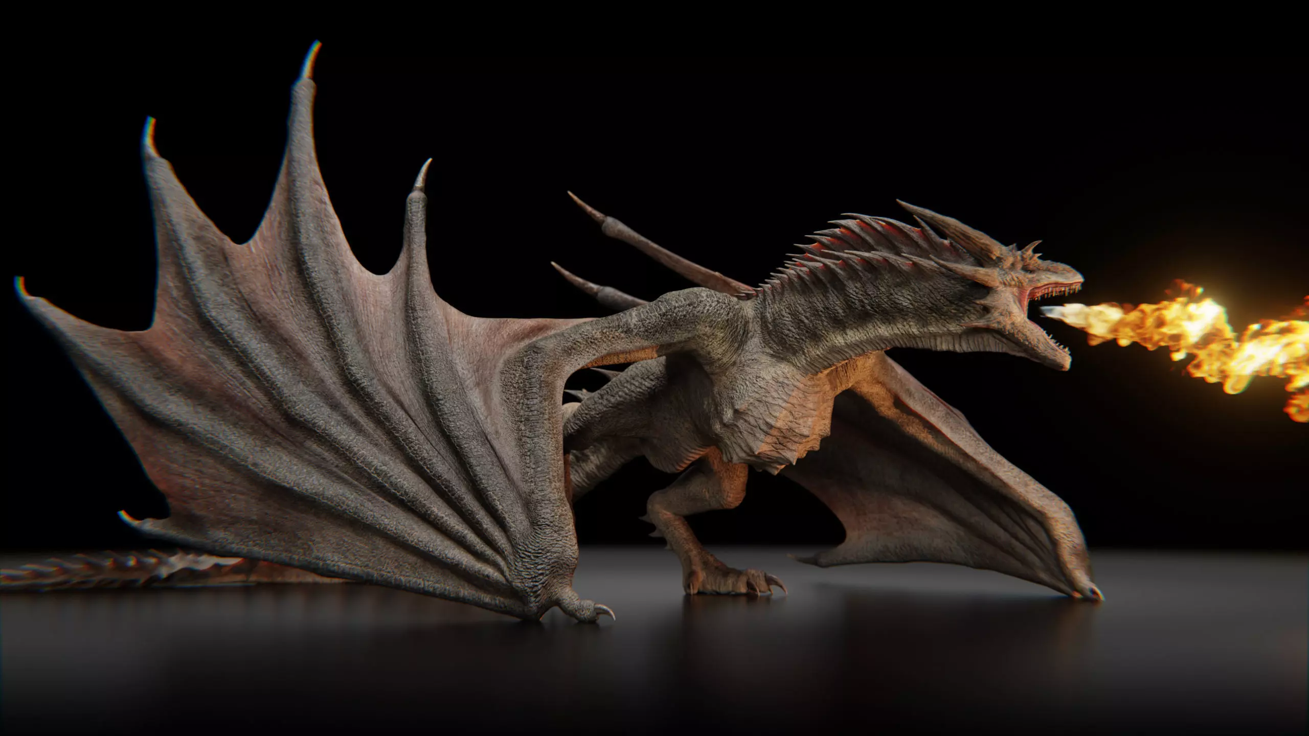 High-Quality 3D Dragons 3D Model Collection_7