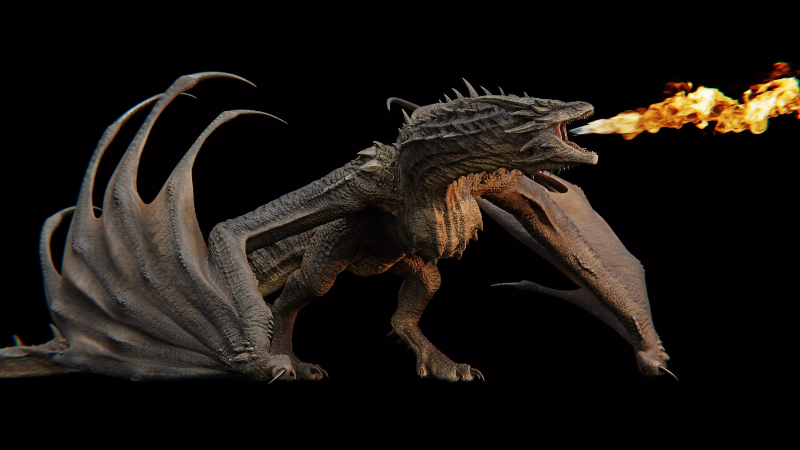 High-Quality 3D Dragons 3D Model Collection_35