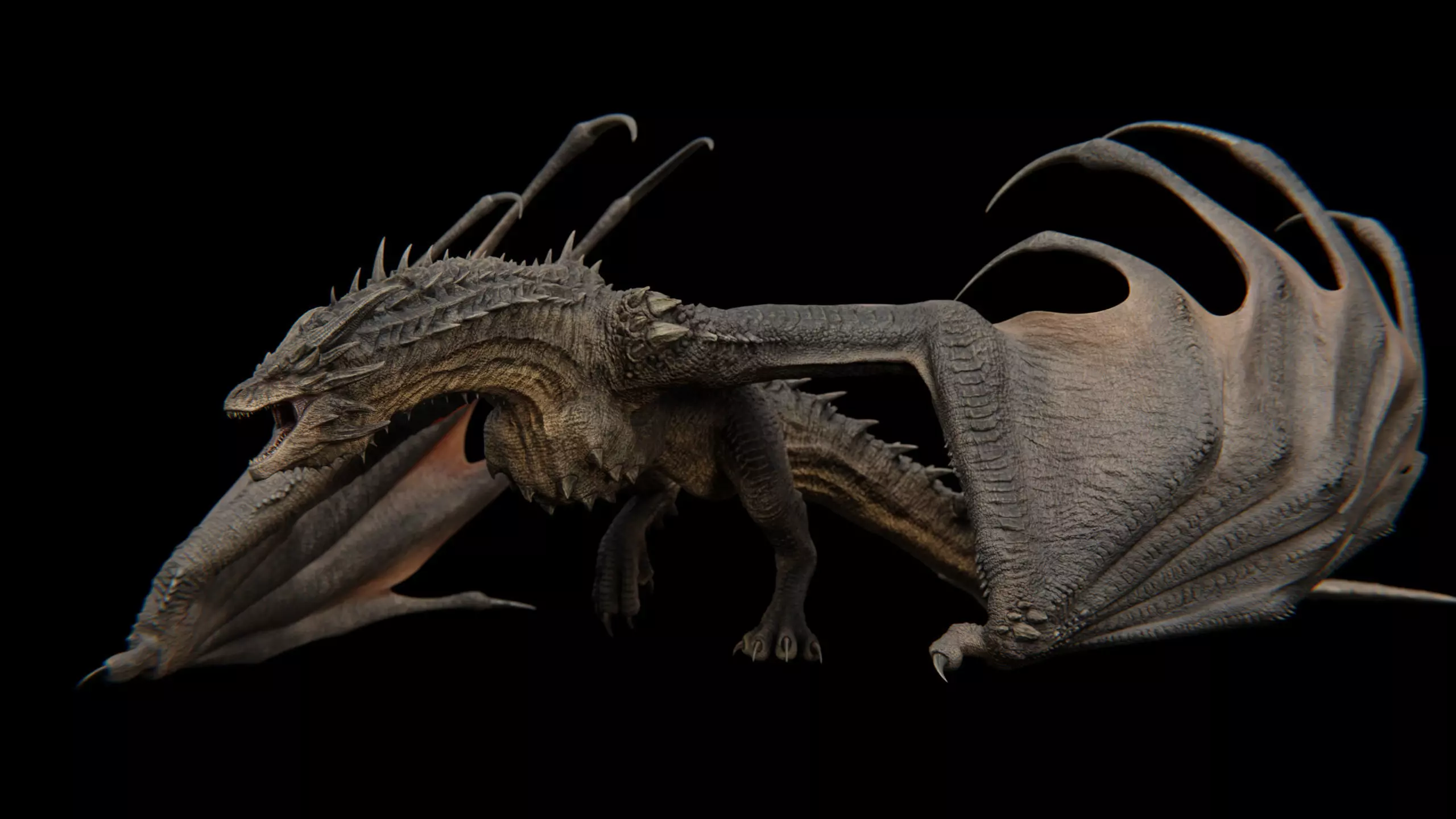 High-Quality 3D Dragons 3D Model Collection_32