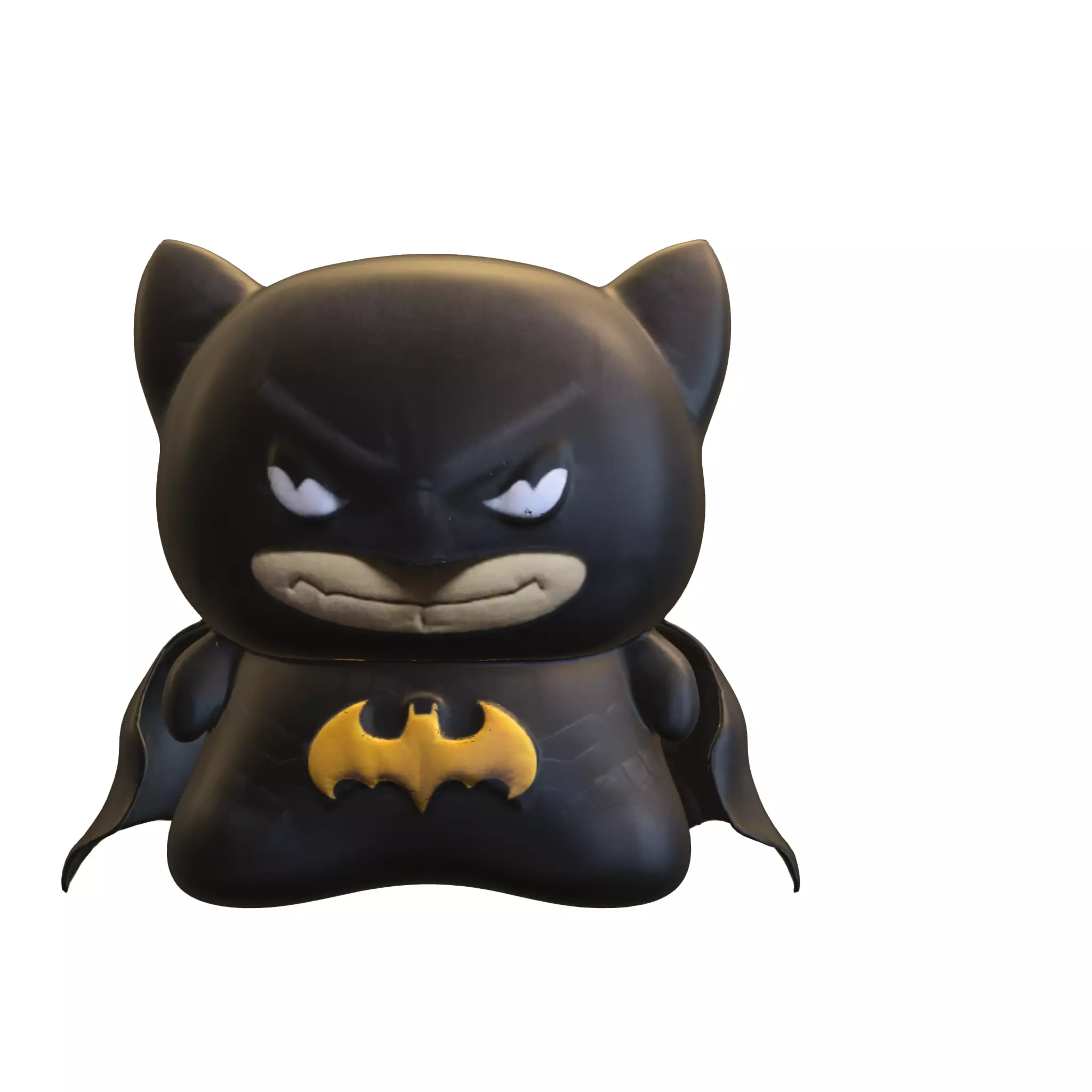 Chibi Batman Hero Low-poly 3D model_4