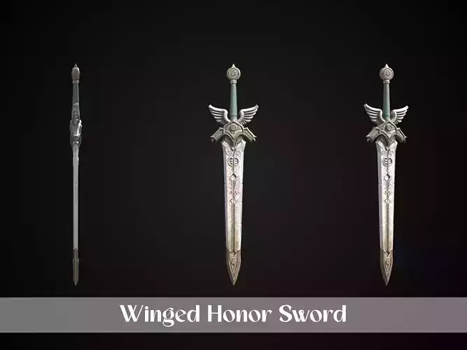 Stylized Rohan Sword - Winged Honor