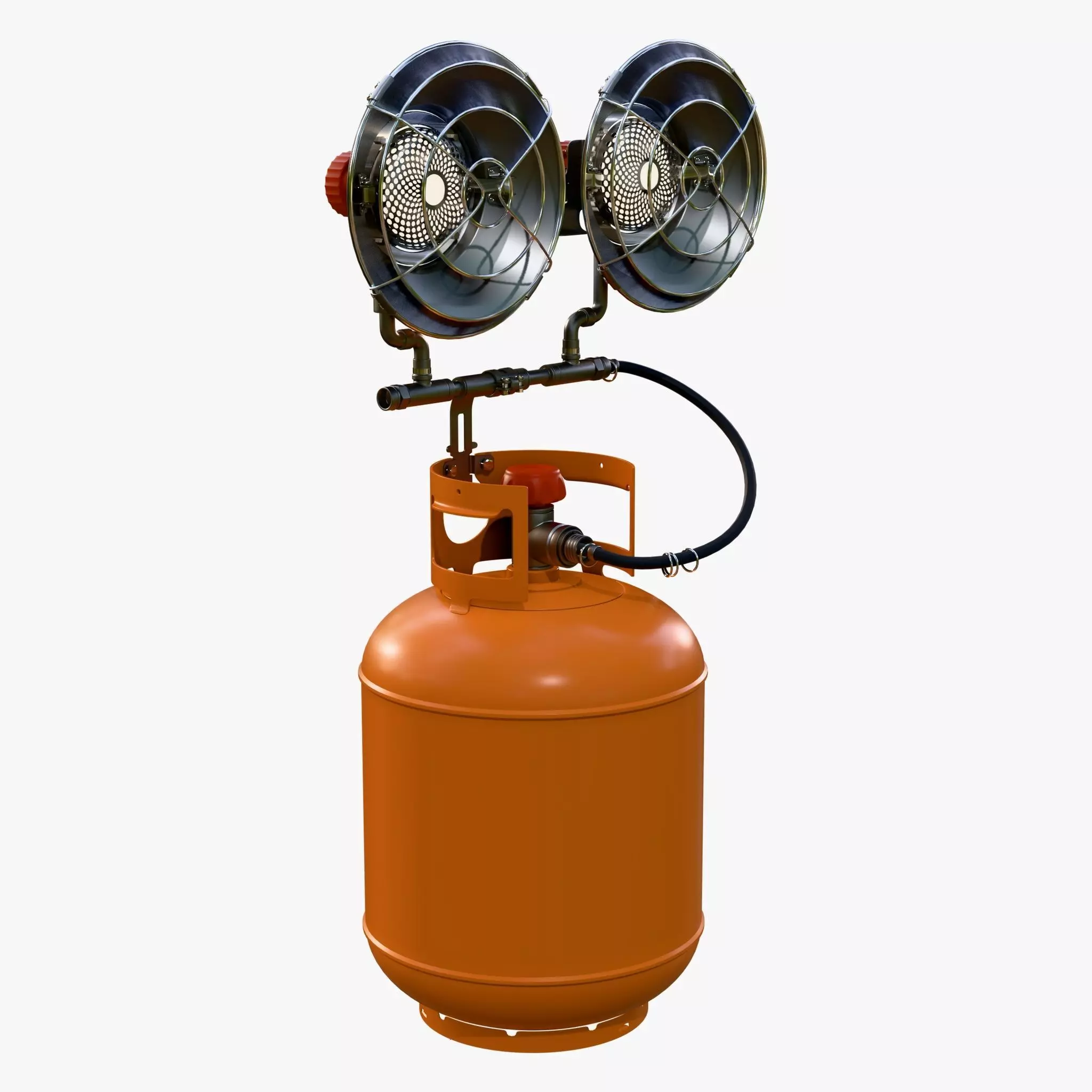 Infrared Gas Heater with Dual Burners M1 3D model_1
