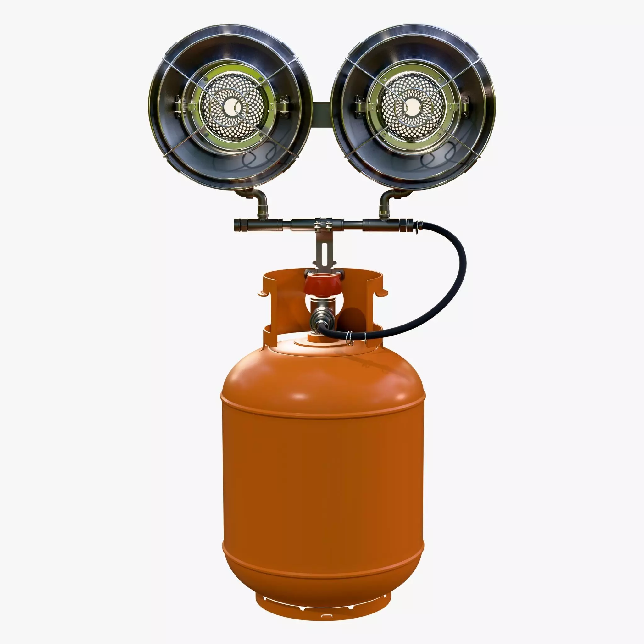 Infrared Gas Heater with Dual Burners M1 3D model_4