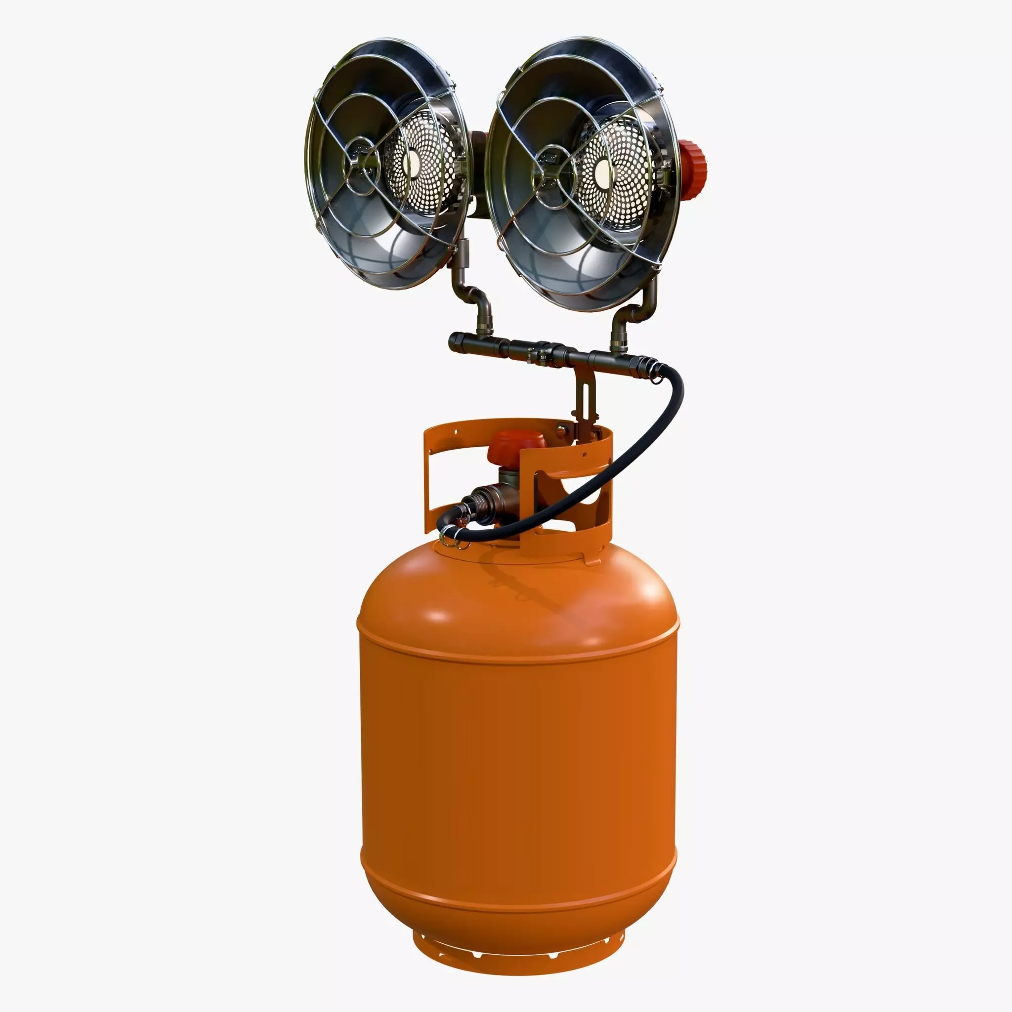 Infrared Gas Heater with Dual Burners M1 3D model_5