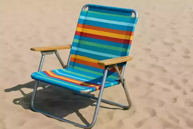 Beach chair 3D model