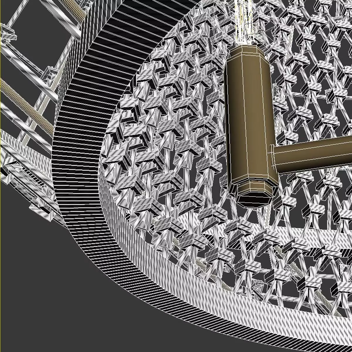 Laila Collection Five Light Chandelier Progress Lighting 3D model_11