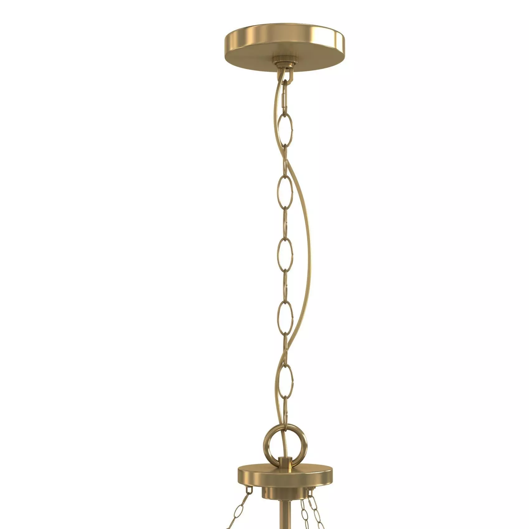 Laila Collection Five Light Chandelier Progress Lighting 3D model_7