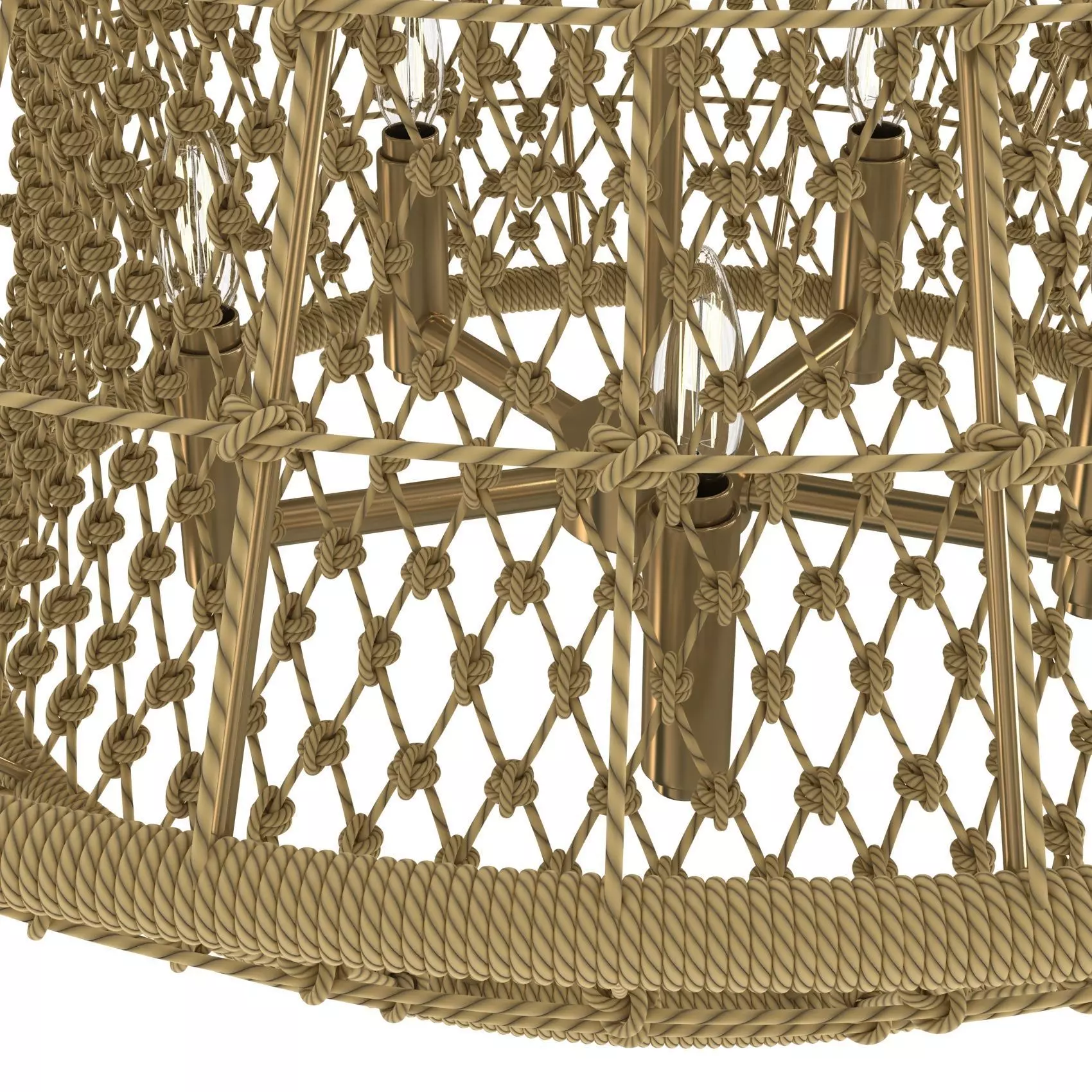 Laila Collection Five Light Chandelier Progress Lighting 3D model_8