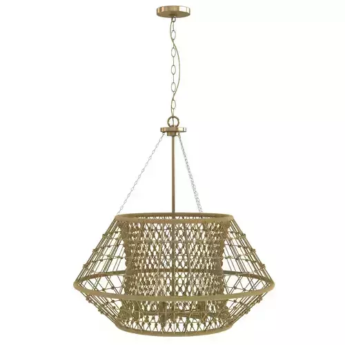 Laila Collection Five Light Chandelier Progress Lighting 3D model