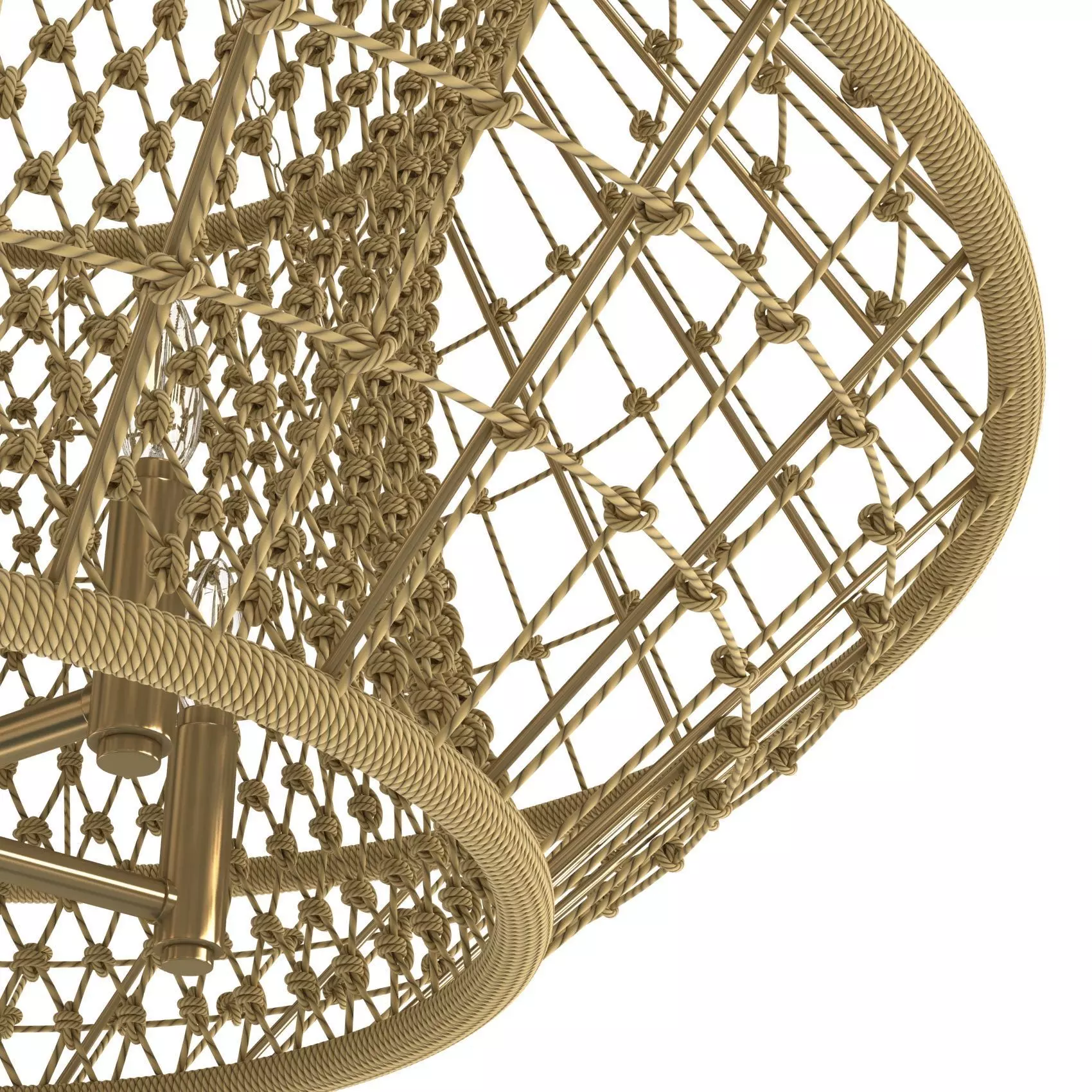 Laila Collection Five Light Chandelier Progress Lighting 3D model_4