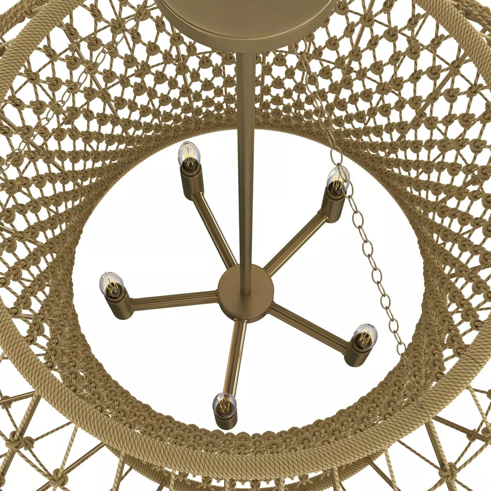 Laila Collection Five Light Chandelier Progress Lighting 3D model_6